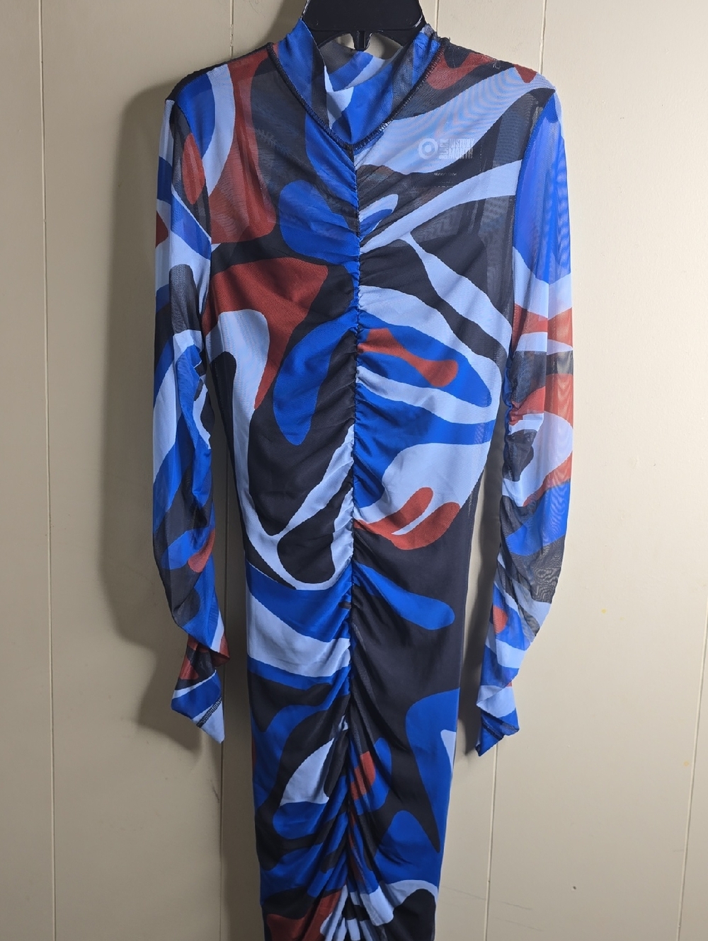 Women's Black History Month Long Sleeve Mesh Maxi Dress Target XS - Picture 2 of 10